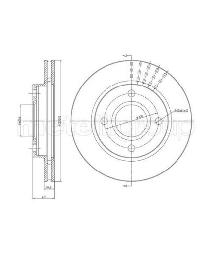 Trusting Тормозной диск