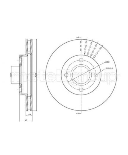 Trusting Тормозной диск