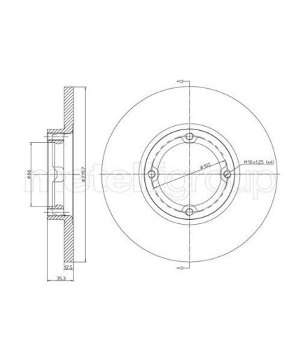 Trusting Тормозной диск