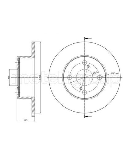 Trusting Тормозной диск