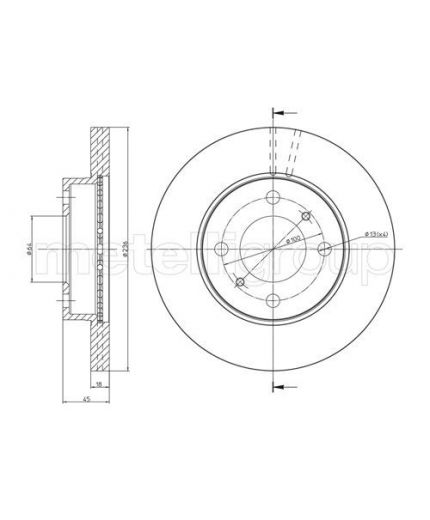 Trusting Тормозной диск