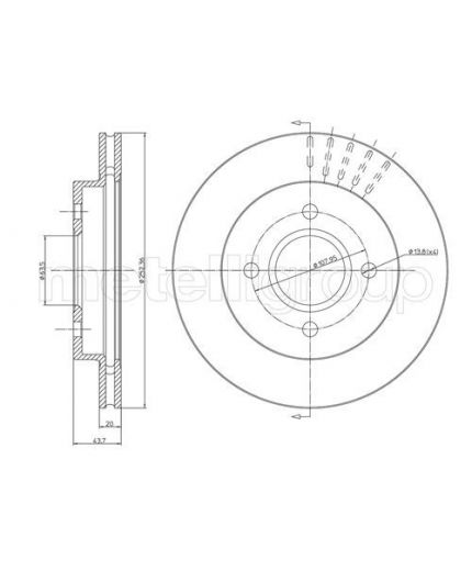Trusting Тормозной диск