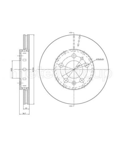 Trusting Тормозной диск