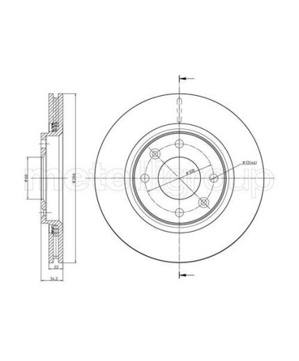 Trusting Тормозной диск