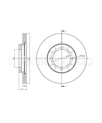 Trusting Тормозной диск