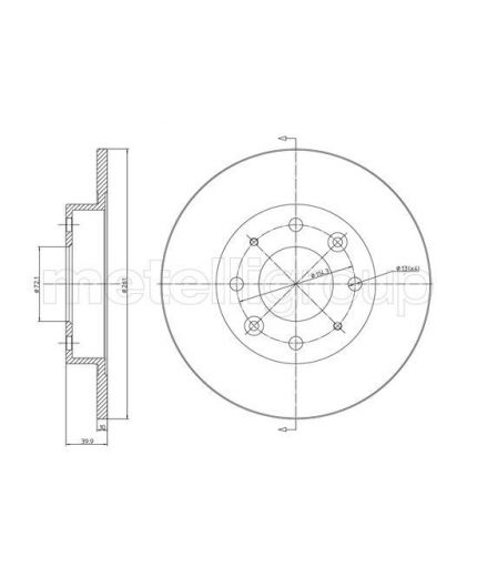 Trusting Тормозной диск