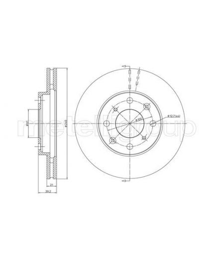 Trusting Тормозной диск