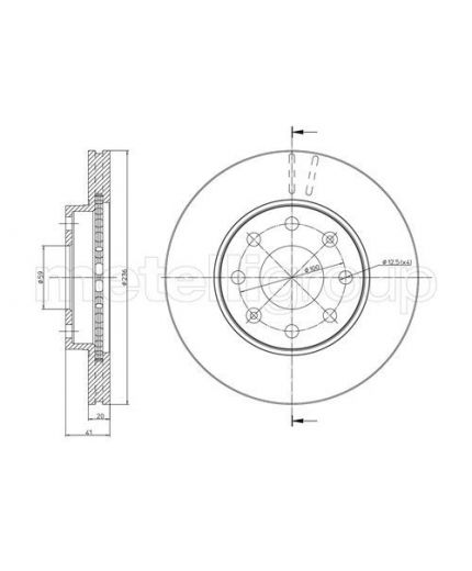 Trusting Тормозной диск