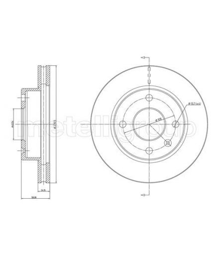 Trusting Тормозной диск
