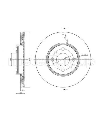 Trusting Тормозной диск
