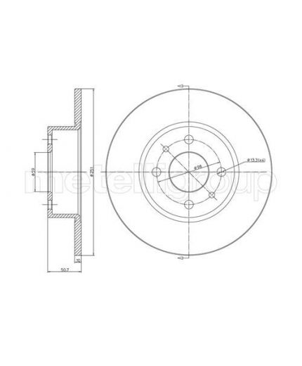 Trusting Тормозной диск