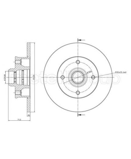 Trusting Тормозной диск