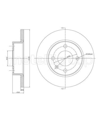 Trusting Тормозной диск