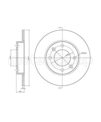 Trusting Тормозной диск
