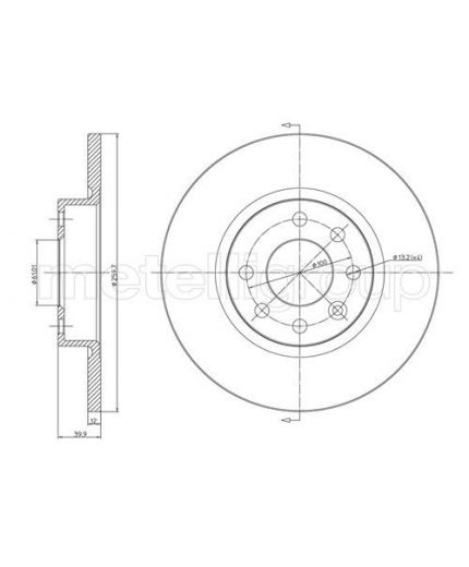 Trusting Тормозной диск