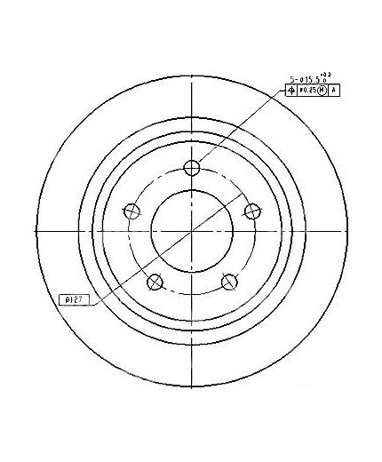 Patron Тормозной диск