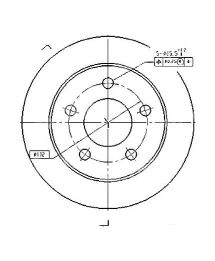 Patron Тормозной диск