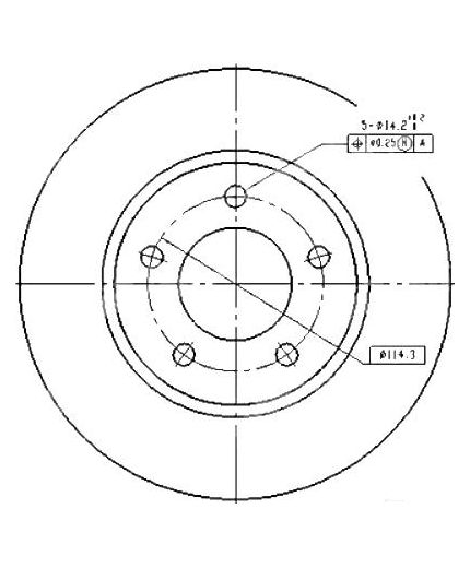 Patron Тормозной диск