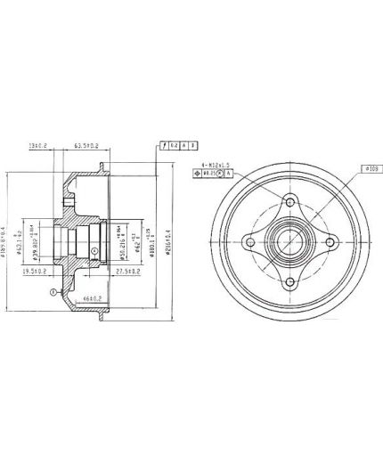Patron Тормозной барабан