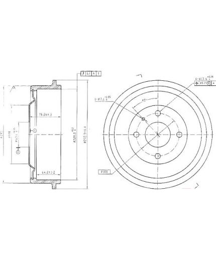 Patron Тормозной барабан
