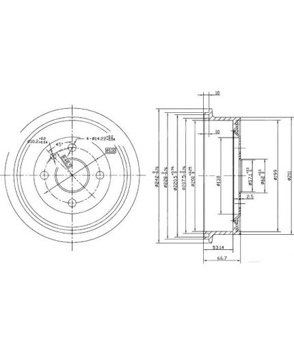 Patron Тормозной барабан Фото 3