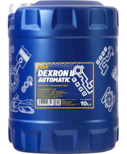 Трансмиссионное масло MANNOL ATF Dexron II D 10л