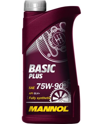 Трансмиссионное масло MANNOL Basic Plus 75W-90 GL-4 + 1л