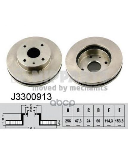 NIPPARTS Тормозной диск