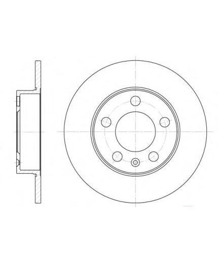 REMSA Тормозной диск