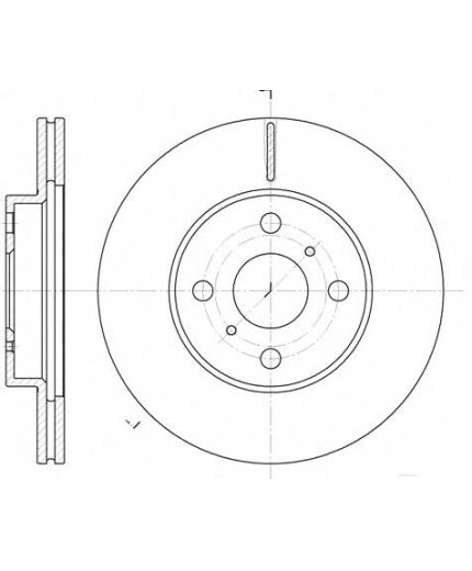 REMSA Тормозной диск
