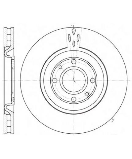 REMSA Тормозной диск