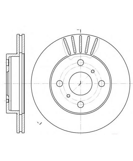 REMSA Тормозной диск