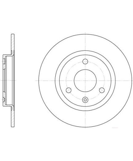 REMSA Тормозной диск