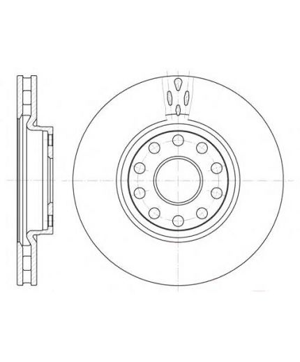 REMSA Тормозной диск