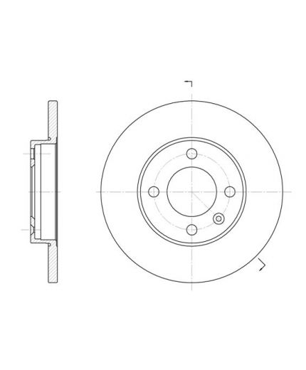 REMSA Тормозной диск
