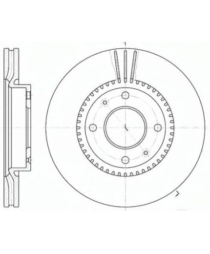 REMSA Тормозной диск