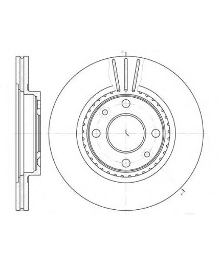 REMSA Тормозной диск
