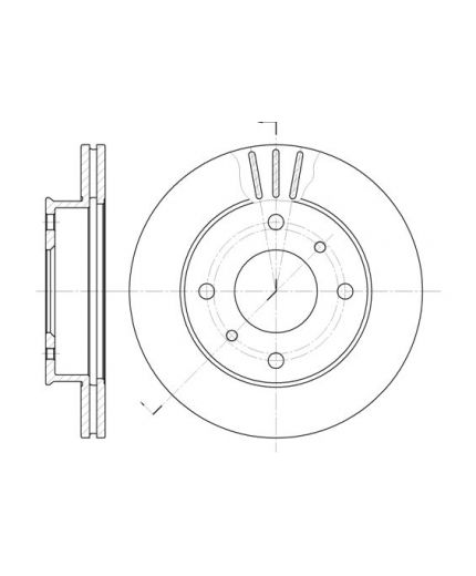REMSA Тормозной диск