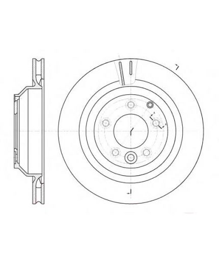 REMSA Тормозной диск