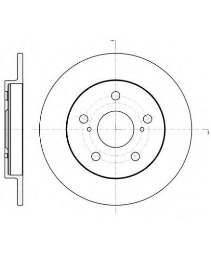 REMSA Тормозной диск