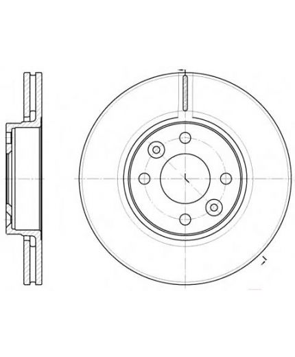 REMSA Тормозной диск