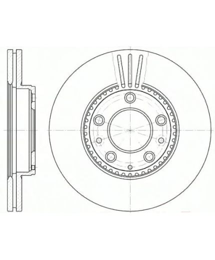 REMSA Тормозной диск