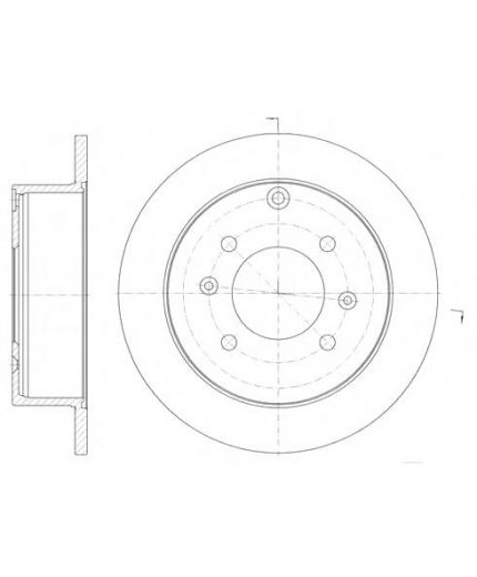 REMSA Тормозной диск