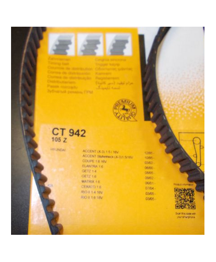 CONTITECH Ремень ГРМ