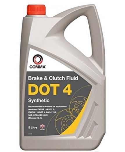 COMMA Тормозная жидкость DOT 4 5л