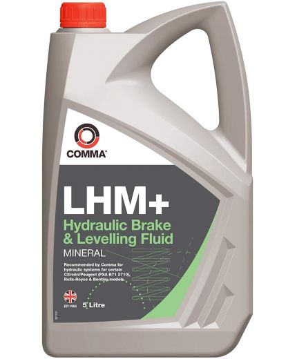 Гидравлическое масло COMMA LHM+ зеленая 5л