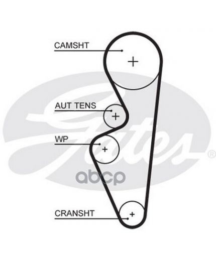 GATES Ремень ГРМ