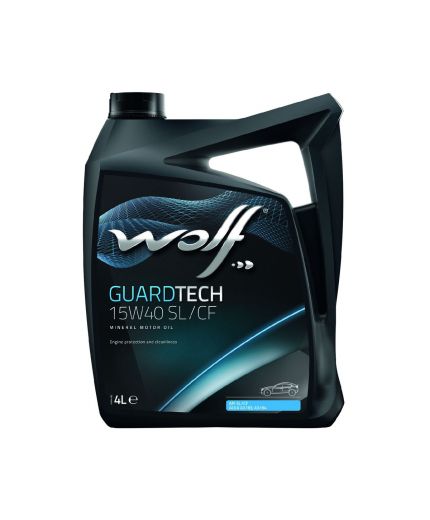 Моторное масло WOLF GuardTech 15W-40 SL/CF 4 л