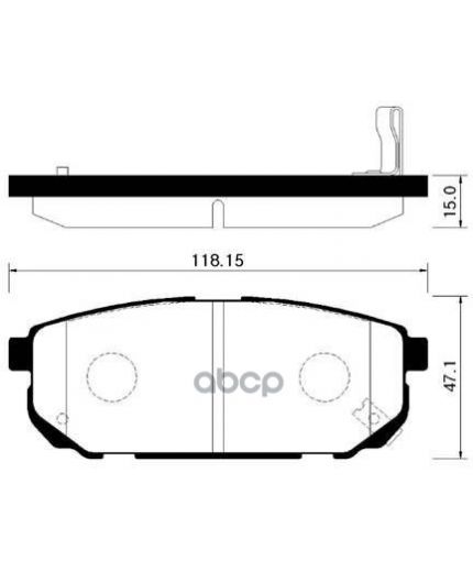 HSB Колодки дисковые задние
