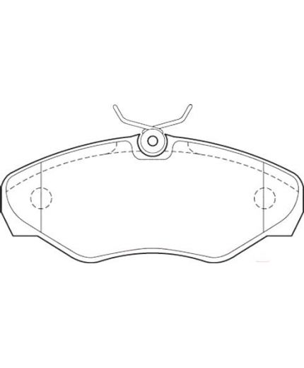 Valeo Колодки дисковые